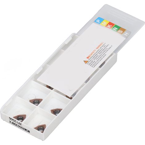 Kit de 10 plaquettes de tournage en carbure pour fraiseuse CNC, compatible avec WCMX050308FX (1/5)