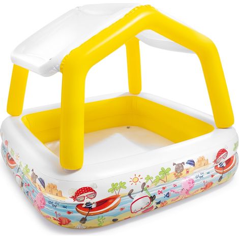 Aufblasbares Aquarium-Pool mit Dach 157 x 157 x 122 cm INTEX 57470 (1/10)