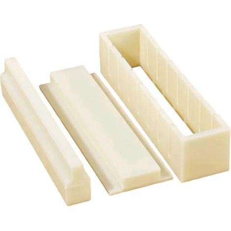 Kit pour préparer un dîner de sushis en famille. Sushis maison faciles à préparer. Solution idéale pour des repas sains. Quadrate (1/5)