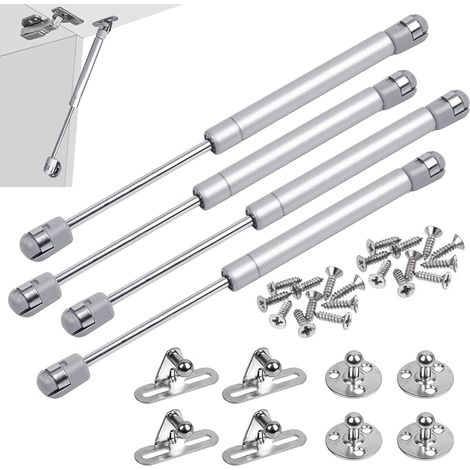 Vérins à 4 PCS de vérins à gaz hydrauliques,les vérins à gaz d'armoire,les portes de meuble pour le levage des portes d'armoires sont des charnières d'amortisseur longueur de 268 mm-Fei Yu (1/5)