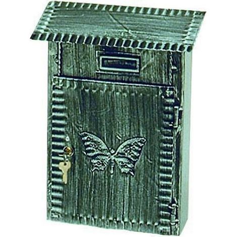 VIGOR-BLINKY 27340-30 Cassetta per Lettere in Ferro Battuto Grande Antichizzata 22x10x31 cm