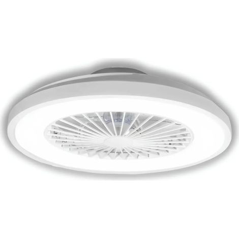 Ventilatore da Soffitto Zephir Plafoniera LED 30W Dimmer Telecomando