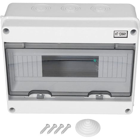 Boîtier de protection de distribution, boîtier de jonction électrique en plastique PC, couvercle transparent étanche pour équipement de communication électrique (1/5)
