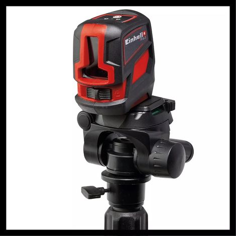 EINHELL Adaptateur laser 1/4” pour trépied Einhell - Inclinaison réglable et niveau à bulle intégré