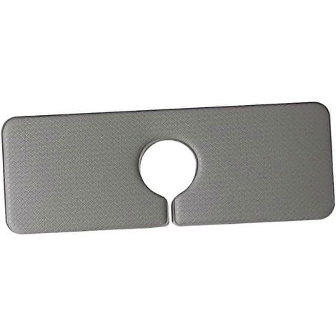 Tapis absorbant imperméable pour robinet, lavable et épais, pour cuisine ou maison de campagne, noir.-40x15x1cm-Grey B (1/5)