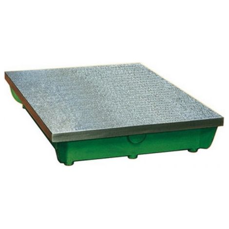 Plaque à tracer et à dresser, qualité 3, Taille : 500 x 500 mm, Précision µm qualité 3 60, Poids env. 50 kg (1/2)
