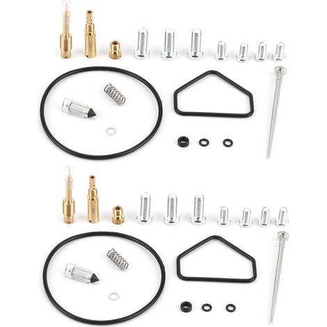 Ortviai Kit de réparation de carburateur pour Kawasaki Vulcan VN750 (1987-2006) – 2 sets K-1138KKF, pièces en caoutchouc et métal