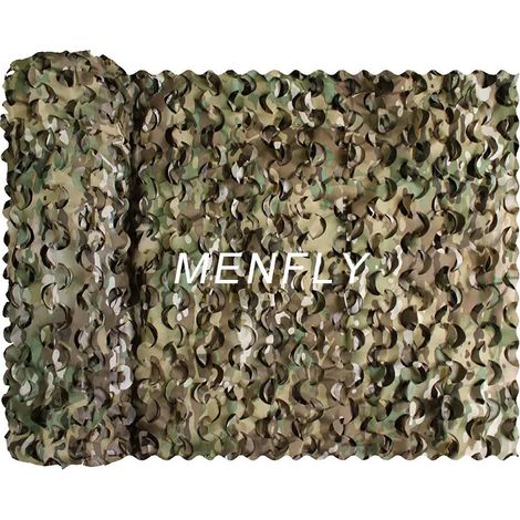 Filet de camouflage tactique (3x4m), filet de camouflage militaire CP, pare-soleil militaire Sandpiper. (1/5)