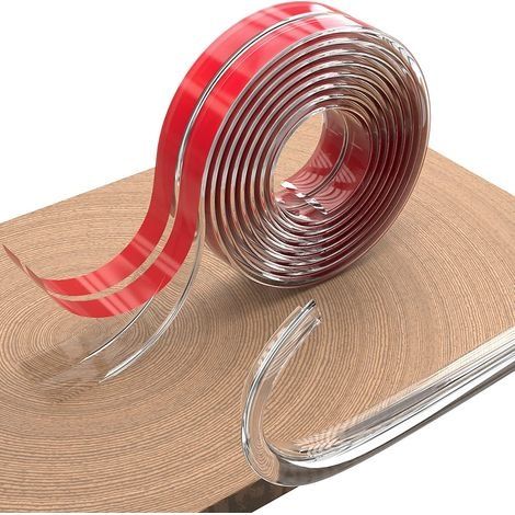 6M Protection Table Bebe Transparente Coin de Table Protection Bebe, Protege Angle et Bord, Bande Autocollante Non Toxique sans Odeur pour Sécurité Bebe Maison (1/5)