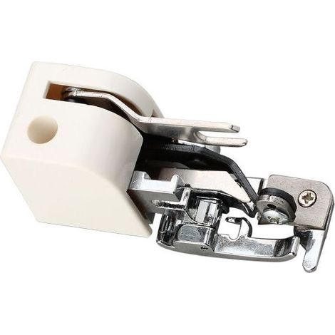 Side Cutter Presser Foot, 1 Piece Universal Serger Presser Feet Sewing Machine Feet Attachment Accessory for Most Low Shank Sewing Machines (1/4)