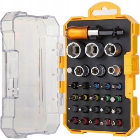 28-teiliges Set mit Bits und Steckschlüsseln, inklusive Koffer (1/5)