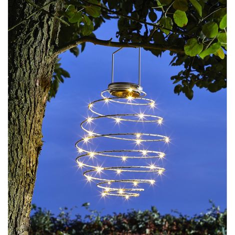 Suspension solaire Spirale 33 leds (1/2)