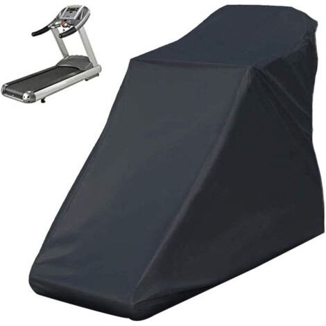 Housse de tapis roulant non pliable, housse de protection pour machine de course à pied aveCordon de serrage pour intérieur et extérieur (noir, 78 \ (1/5)