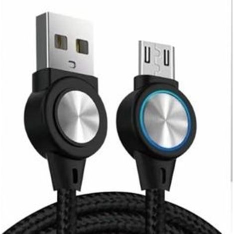 Andowl - Cavo Usb A Micro Usb Trasmissione Dati Ad Alta Velocità Ricarica Rapida 3a 1mt Q-sj514 - (1/2)