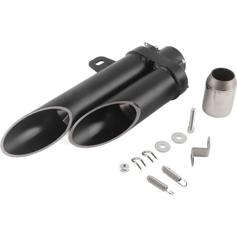 Silencieux d'échappement double universel moto tube arrière pour R6 MT-03 MT-07 MT-09 (1/5)