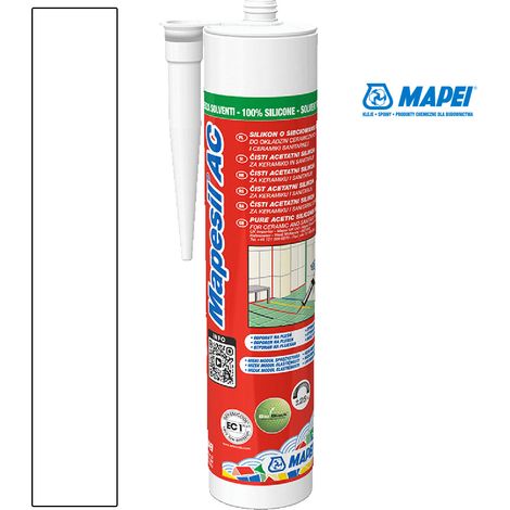 Sigillante acetico mapesil ac 999 trasparente 310 ml mapei