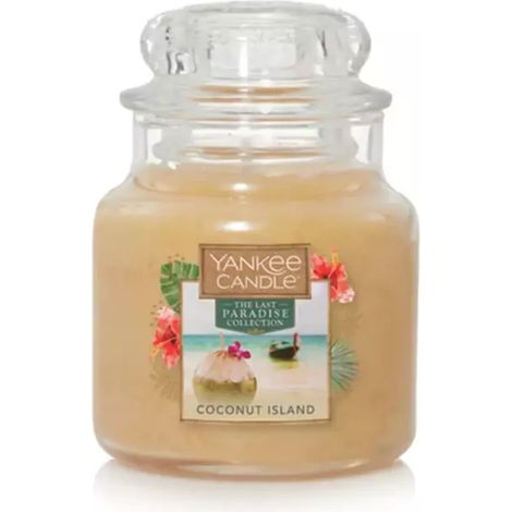 Vela Yankee Candle pequeña en frasco Coconut Island 104g