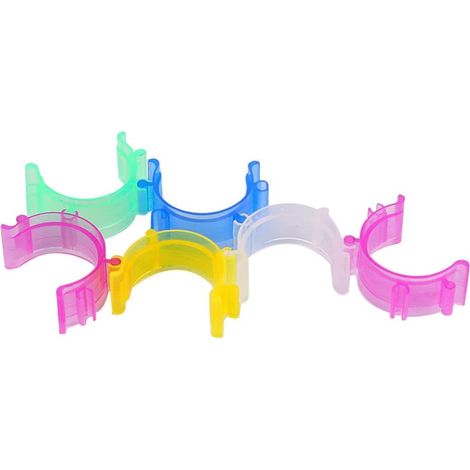 CCYKXA 50 Pièces Clips Porte-canette pour Broderie Courtepointe et Fil à Coudre Petits Clips de Canette Outil Accessoires de Machine à Coudre Couleur Mixte