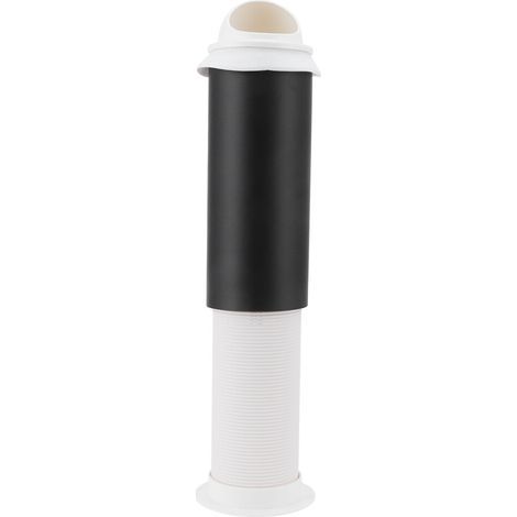 Un système de filtration et de ventilation adapté aux hottes et ventilateurs de cuisine, doté d'une sortie d'air facile à installer avec une couche d'isolation thermique et fabriqué en matériau ABS. (1/3)