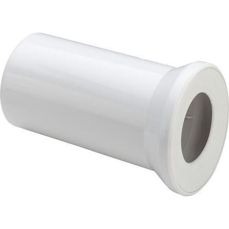 Tubo de conexión para inodoro 250 de plástico/blanco alpino, modelo 3815