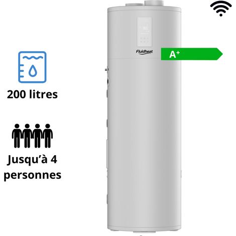 Chauffe-eau thermodynamique 200 L Air Ambiant / Air Extérieur Fluidheat (1/5)