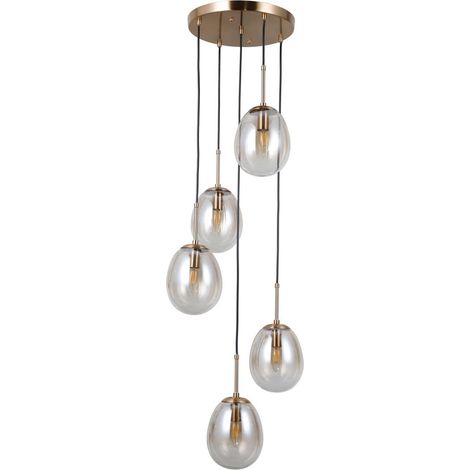 Meolo LED-Hängeleuchte gold italux PND-40825-5-GD (1/2)