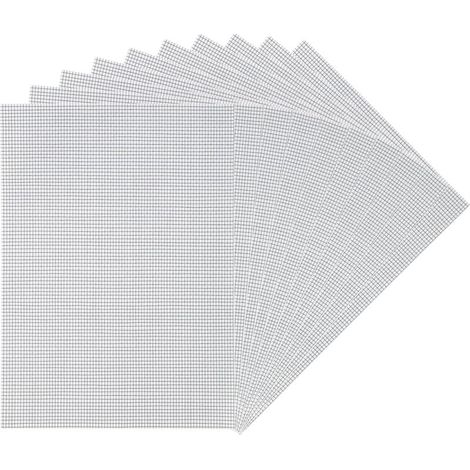 Gris,Patchs de Réparation pour Moustiquaire (10 Pièces), Dimensions 130x180 mm, Translucides et Protégés des Rayons UV - La Réparation Moustiquaire Vous Protège des Moustiques (1/5)