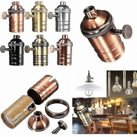 Douille en laiton. Iave Vintage Antique Copper E26/E27 Cadeau (1/5)