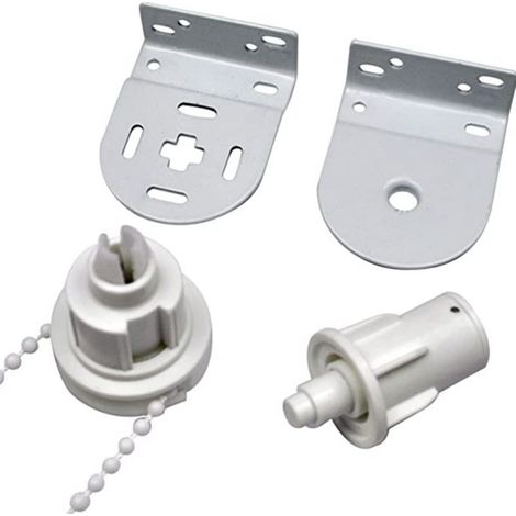 Accessoire pour store banne rétractable, kit de réparation pour store banne rétractable, comprenant un mécanisme de store de 32 mm, une chaînette et un support métallique pour store banne rétractable. (1/5)