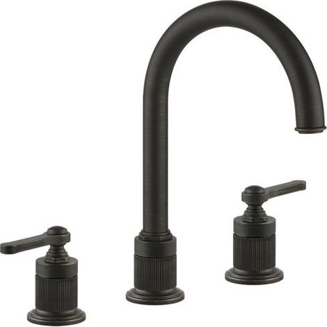 Gessi Venti20 3-Loch-Waschtischarmatur, Ausladung 172mm, mit