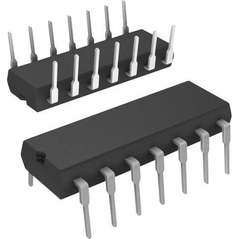 CI - Acquisition de données - Convertisseur analogique-numérique (CAN) Microchip Technology MCP3204-CI/P Externe PDIP-14 1 pc(s) X39182