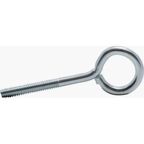 Piton à visser zingué filet métrique Viswood 6x40mm (lot de 3 pitons)