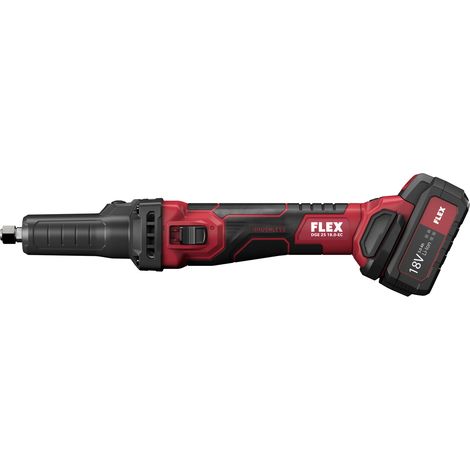 Smerigliatrice diritta a batteria Flex DGE 25 18.0-EC C senza batteria e caricabatterie (1/4)