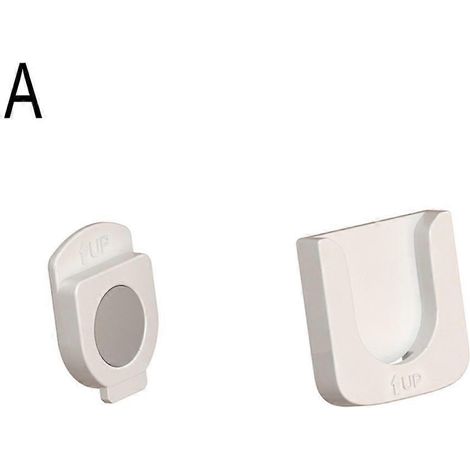 Support magnétique pour télécommande, support mural autocollant pour ventilateur et télécommande TV, blanc