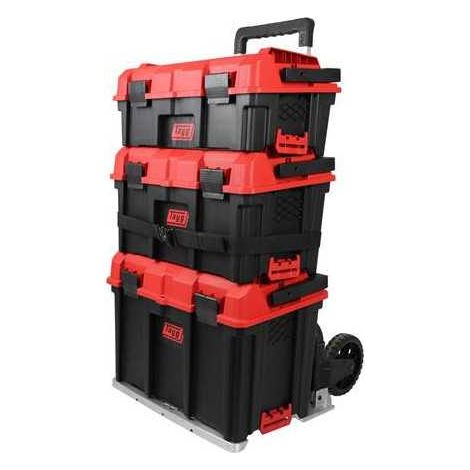 Sistema modular TAYG apilable pro con metal con trolley metal