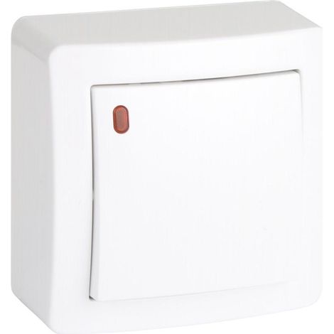 Schneider Electric Alréa pulsante luminoso bianco