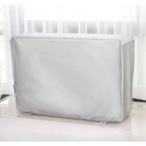 Komplette Abdeckung für Klimaanlage (5 Seiten), Abdeckung für Außengerät, Staubschutzhülle für Wandklimaanlage, 86 cm lang x 35 cm breit x 60 cm hoch (1/5)
