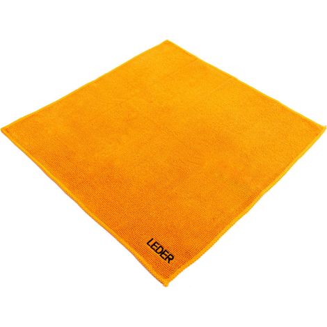 TrendLine Lederpflegetuch orange ca. 40 x 40 cm Putztuch