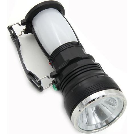 Energiesparende, per USB aufladbare, tragbare Laterne, Outdoor-Campinglampe und Solarlampe für Camping, Wandern und Angeln (1/5)