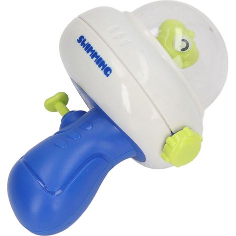 Wasserspielzeug mit großer Reichweite, Druckknopf, Mini-Cartoon-Motiv, Wasserspielzeug für Kinder und Erwachsene, Strand, Pool, blau. (1/5)