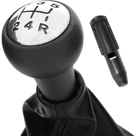 Pomo de palanca de cambios Peugeot 406 + JUNTA + adaptador / Adaptador de palanca de cambios 2 uds. JUEGO