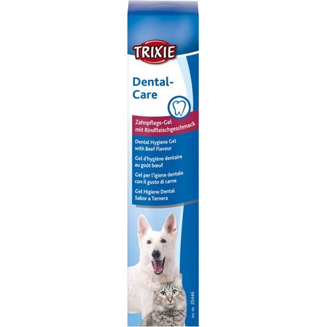 Zahn- und Zahnfleischhygienegel mit Rindfleischgeschmack für Hunde und Katzen, 100 g