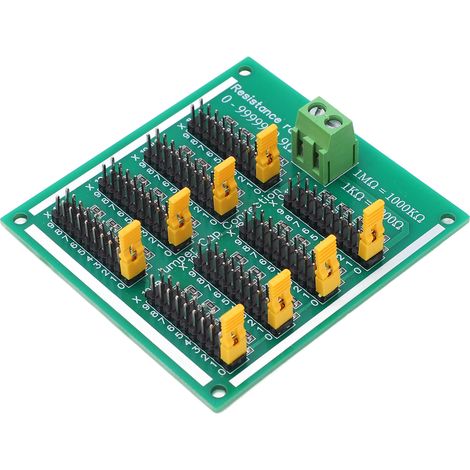 Carte résistive réglable 0 à 9999999.9 Ω PCB SMD avec bornier 220V (1/5)