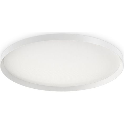 Décoratif Rond Simple Flush Blanc, 3000K (1/2)
