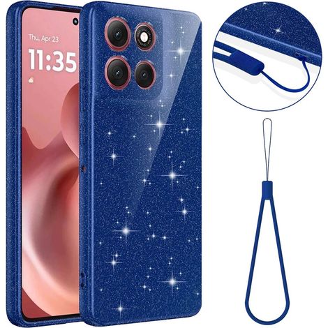 Funda para Motorola Moto G17 Power / G17 / G15 / G15 Power, para MagSafe, antichoque, azul brillante (1/5)