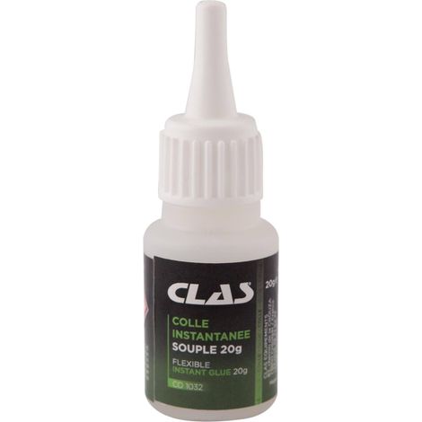 Super glue souple 20g (cyano-acrylate) - CO 1032 - CLAS Equipements (1/2)