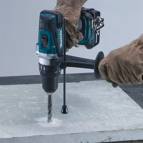 Makita – Perceuse à percussion 18V LXT – Moteur Brushless – Couple 91Nm – Coffret MakPac – Pour béton armé et bois dur — vue 2