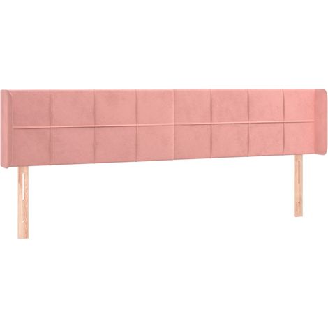 Maison Exclusive - Cabecero de terciopelo rosa 183x16x78/88 cm (1/5)