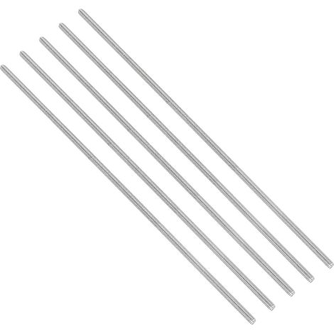 5Pcs 8-32 UNC Tige Filetée en Acier Inoxydable 304 200mm Longueur (1/5)