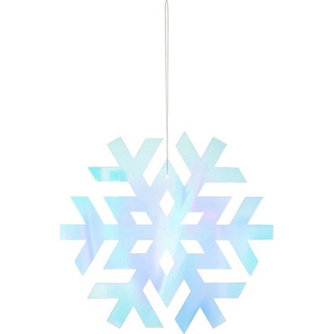 Sujet de Noël Flocon "Légende d'Hiver" 15cm Irisé